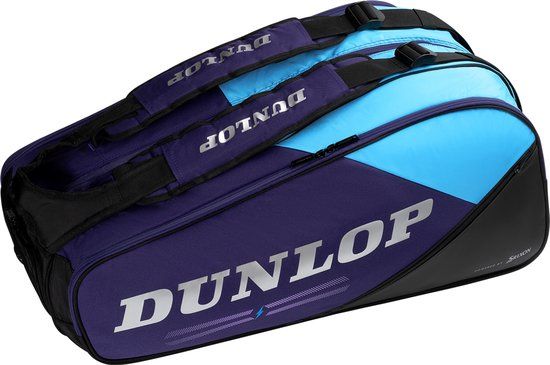 Dunlop - Tennistas- FX-PERFORMANCE 8RKT - Unisex Sporttas - Violet/Zwart/Cyaan