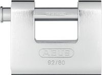 ABUS Hangslot 92/80 Monobloc - Messing met Stalen Mantel