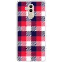 Tartan Tricolor Bedrukt siliconen hoesje compatibel met Mate 20 Lite