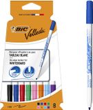 BIC Velleda 1721 Whiteboard Stiften - 8 Stuks - Verschillende Kleuren