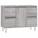 VidaXL Meuble de salle de bain gris chêne Sonoma 80x33x60 cm