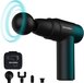 HoMedics NOVO Mini Massage Gun - Black - 4 Massage Heads - 3 Hour Battery