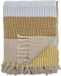 Bloomingville Plaid 130x160 cm Isnel Jaune Rayé Coton