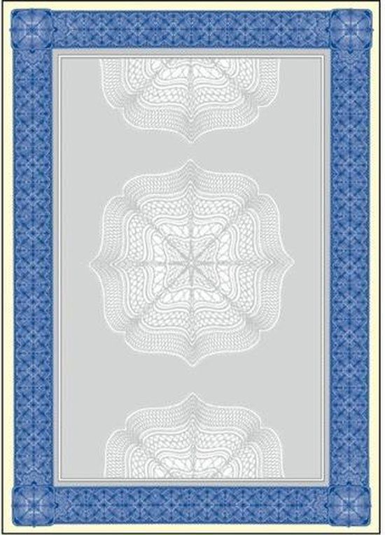 Sigel Designpapier - A4 - waardepapier blauw - 185 grams - 20 vel