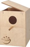 Ferplast Nestkastje Nido Extra Groot 26cm Beige Hout Vogel