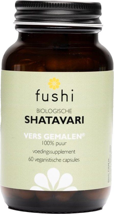 Fushi Wellbeing Biologische Shatavari Voedingssupplement 60 capsules