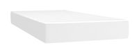 vidaXL Boxspringbed met matras, wit, kunstleer, 100x200 cm