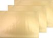 Non-branded Decorative adhesive film - 3x - gold metallic colour - 45 cm x 200 cm - self-adhesive