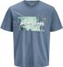 JACK&JONES JJINDIANA TEE SS CREW NECK LN Heren T-shirt L Katoen Blue Mirage