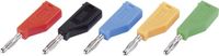 TRU COMPONENTS TC-R8-B19 R Fiche mâle, droite Diamètre des broches : 4 mm Rouge 1 pièce(s)