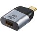 TradeBit Adaptateur - USB-C vers Mini DisplayPort - 8K - Gris
