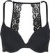 Urban Classics Padded with Lace at Back BH - 80C - Zwart