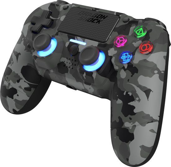 DragonShock MIZAR BT Draadloze Controller Grijs Camo