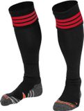 Stanno Ring Voetbalsokken - Maat 45-48 - Zwart/Rood