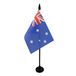 AZ FLAG Tafelvlag Australië 15x10 cm Polyester 100D Plastic Voet