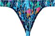 HOM G-String Funky Styles marineblauw/blauw print