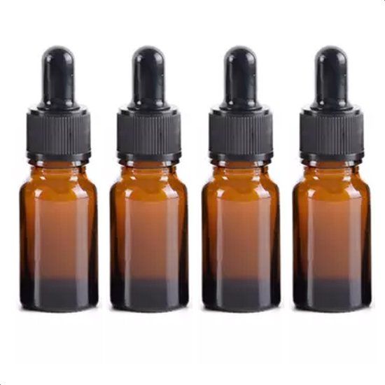Dayshake Pipetflesjes 10ml - 50 stuks - Druppelflesje - Glas - Waterdicht