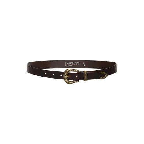 Expresso leren riem donkerbruin