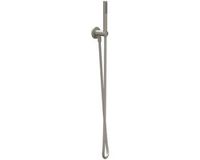 IVY Glijstangset met Handdouche Rond Satin Spray - Doucheslang 150 cm - Geborsteld Nickel PVD