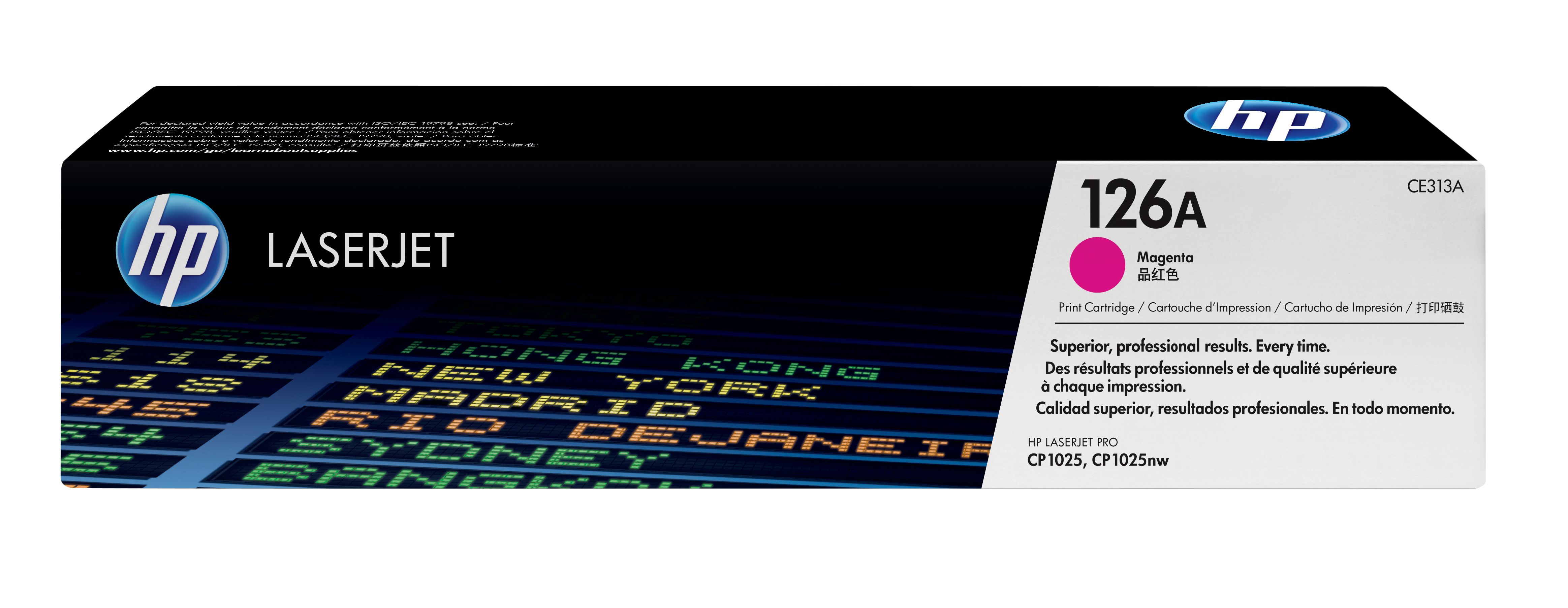 HP 126A Original Magenta Toner Cartridge - CE313A