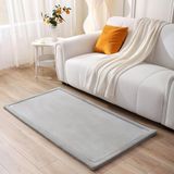 Hakuna Matte Wolkzachte Fluwelen Mat Speelmat baby 150 x 80 x 2,5 cm, Grijs