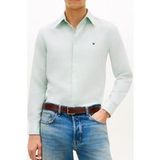 Tommy Hilfiger Linen Blend Dobby Rf Shirt Crushed Mint