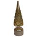 Mansion Atmosphere kerstboom led draaiend wit/goud 9x32cm