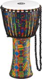 Meinl Percussion Rope Travel Djembe - Grote handtrommel - Met nylon touwen - Diameter 30,5 cm - Kunststof, Veelkleurig (PADJ2-L-F)