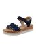 TOM TAILOR Sandaal navy / royal blue/koningsblauw / wit