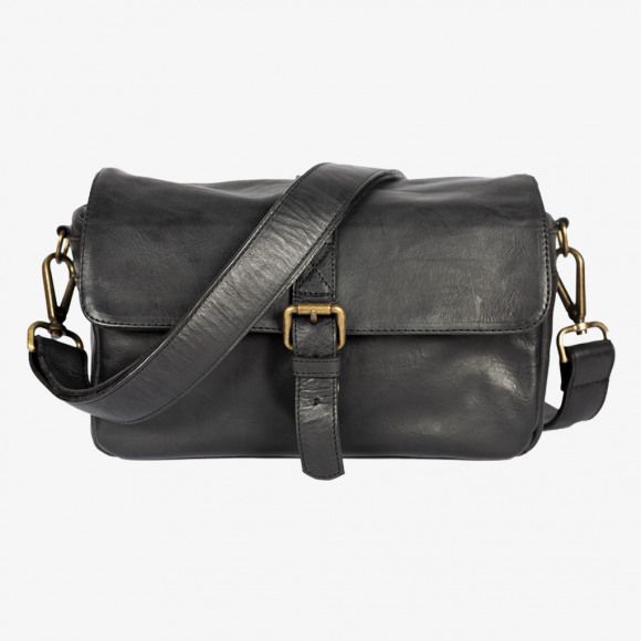 Bronkey Paris Zwart Lederen Cameratas - 8436592714193