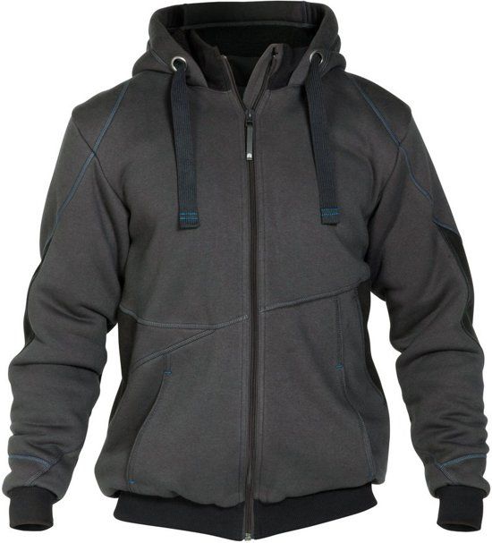 Dassy Pulse sweatshirt jas D-FX Grijs/Zwart maat L