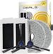 Ecovacs Kit de pièces de rechange, kit de pièces de rechange pour Ecovacs Deebot T30 Pro OMNI (2 filtres, 2 brosses latérales, 2 lingettes)