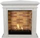 Xaralyn Bio-ethanol haard - Cadiz-Corner BST - wit natuursteen - 3 KW verwarming