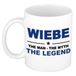 Bellatio Decorations Wiebe The man, The myth the legend koffie mok / beker 300 ml