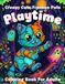 Creepy Cute Franken Pets Playtime Coloring Book For Adults