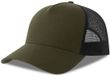Atlantis Headwear Rapper Cotton-S Cap AT535 - OLIVE/BLACK - One size