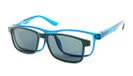 MPG Leesbril MPG KLH144 Met Zonneclip-Blauw Readr.-+2.00