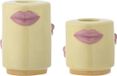 Bloomingville Sassy kandelaars geel - 2 stuks