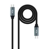 Nanocable 10.01.4302 USB4 Gen 2x2 2 m USB C 20 Gbit/s 100 W Zwart