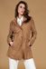 D'Arienzo Manteau cuir daim beige sans doublure cuir velours Taille M Couleur Beige
