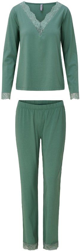 LingaDore Top & long pants Vrouwen Groen S