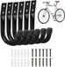 Crochets de garage robustes pour outils - Jeu de 6 crochets pour vélos, échelle et organisation