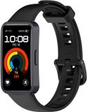 Strap-it Siliconen Classic bandje - Zwart