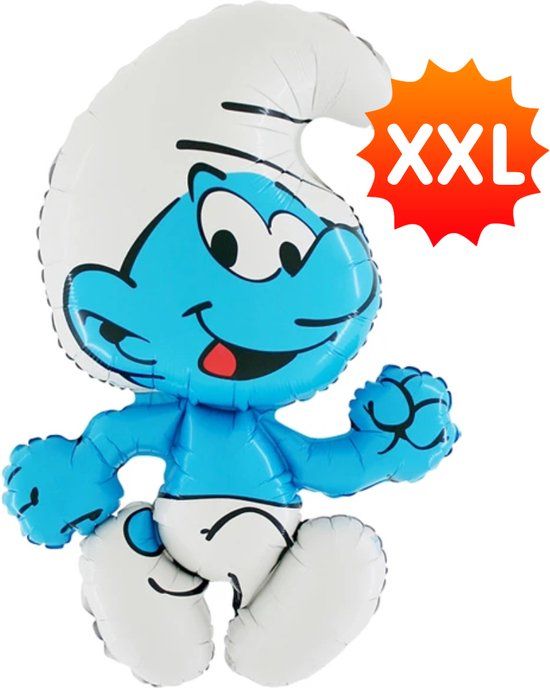 Opblaasbare Smurfen Ballon XXL 102 cm