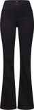 Lee Breese Black Rinse Flare Jeans Dames W32 X L33