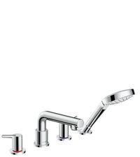 Hansgrohe Talis S douche- en badkraan chroom rvs