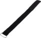 Basetech 98001c376 Velcro Avec sangle Boucle et crochet (L x l) 400 mm x 30 mm Noir 1 pièce(s)