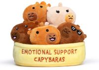 Just Play Spectron Emotional Support Capybaras knuffels - Kawaii Pluche set