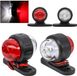 GelldG Zijmarkeringslichten - positielichten - 10/30V waterdichte LED-zijmarkeringslichten - dubbelzijdige waarschuwingslichten - wit en rood - geschikt voor vrachtwagens, auto's, voertuigen en trailers - 2 stuks