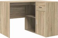 Sonoma Eiken bureau d'angle avec tiroir avec étagère 102 x 88 x 75 cm